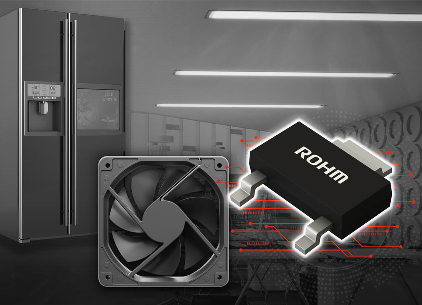I MOSFET compatti da 600 V con package SOT-223-3 di ROHM contribuiscono a ridurre e assottigliare i design di alimentatori per illuminazione, pompe e motori